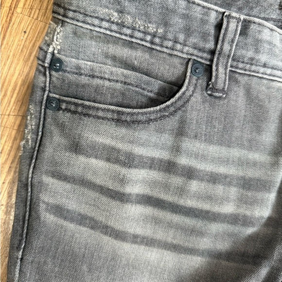 Free People Blue Skinny Jeans with Distressed Details - Picture 6 of 10